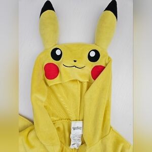 Pokemon Pikachu Halloween Costume Boys Size 7 Hooded One Pc